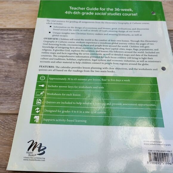 Teacher Guide Elementary Geography and Cultures. - Picture 3 of 6